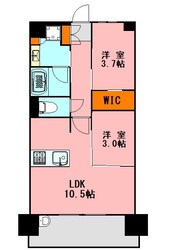 デュ・レジア平尾プレミアムの物件間取画像